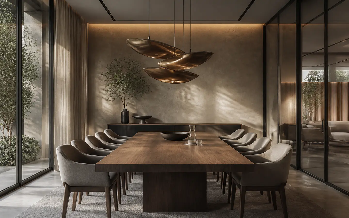 Elegant client meeting suite